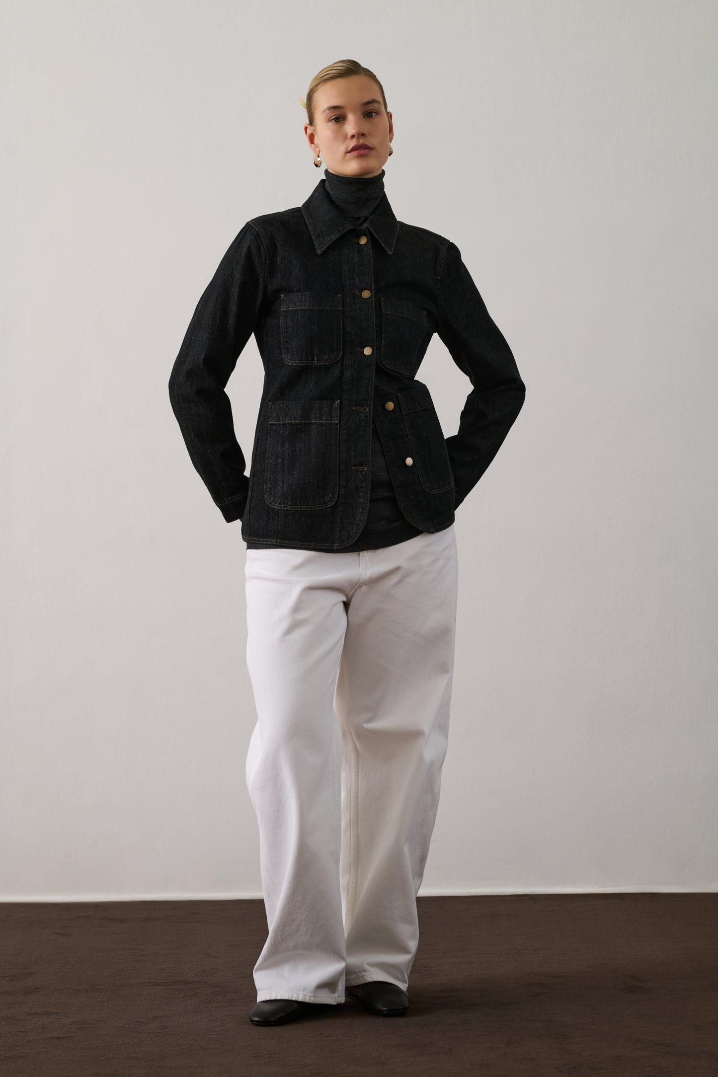 Veste Garry - Denim Brut Noir - Coton - Femme