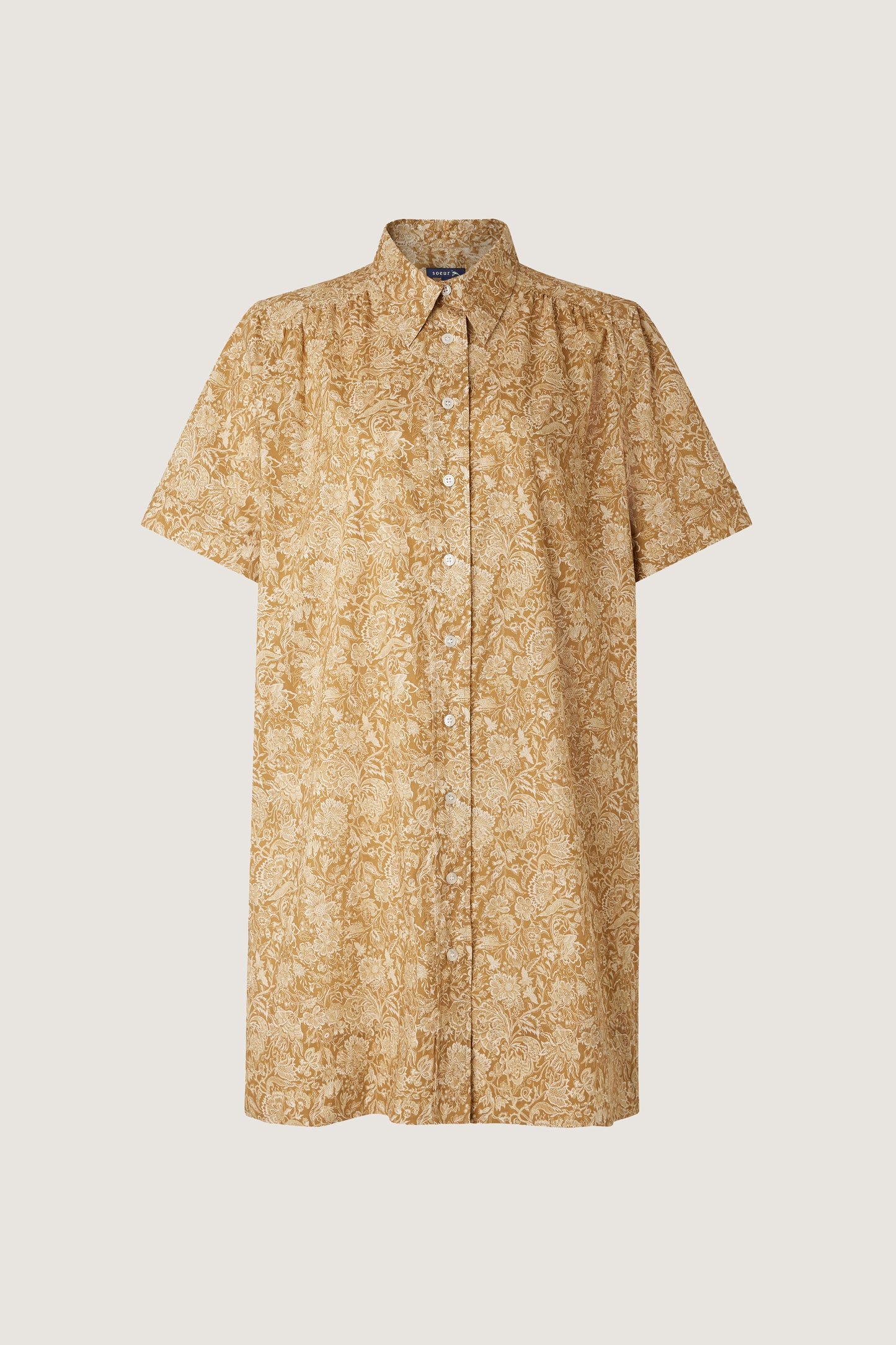 Robe Maud - Beige/Écru - Coton - Femme