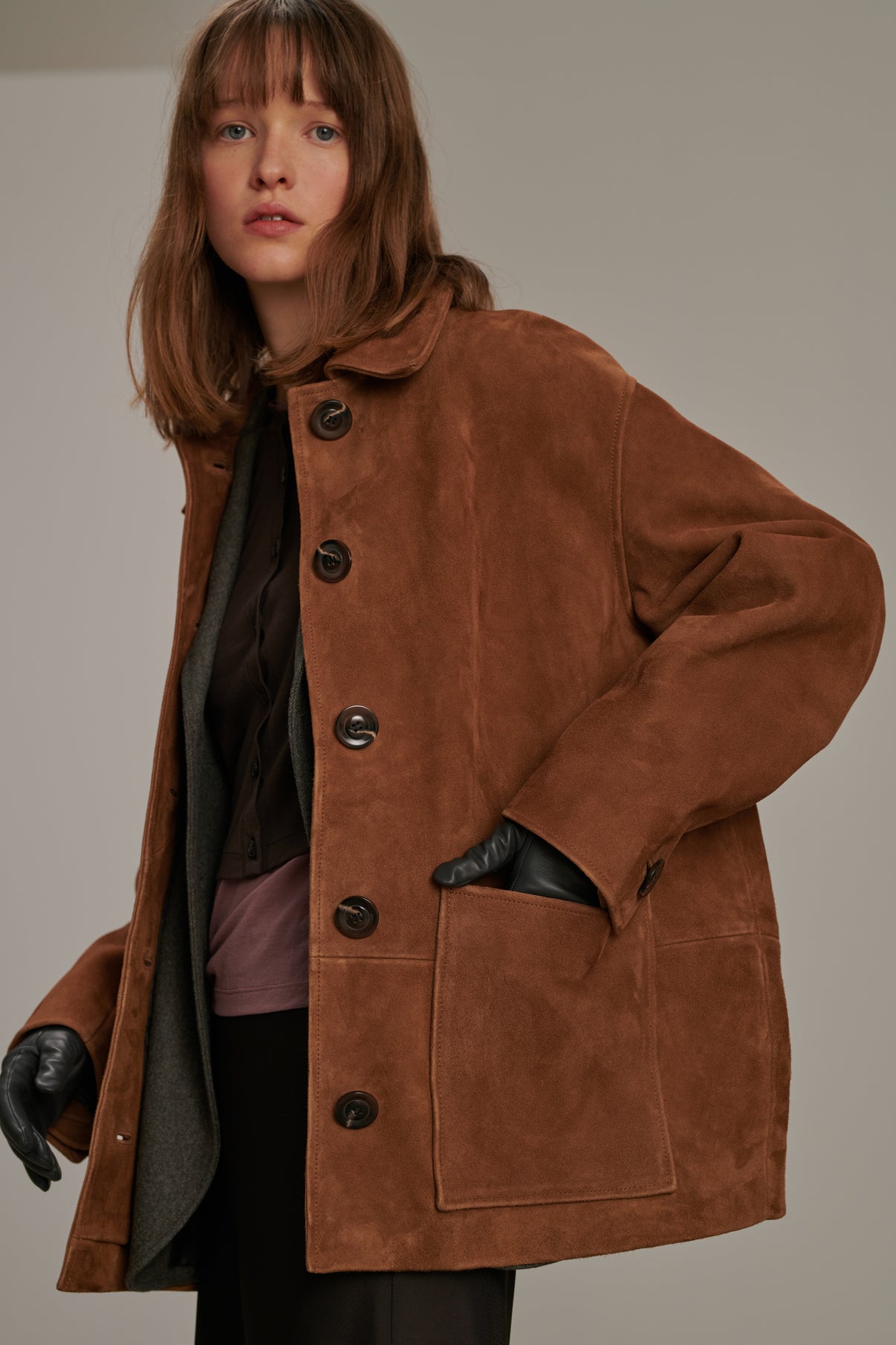 Veste Vincenzo - Naturel - Cuir - Femme vue 1