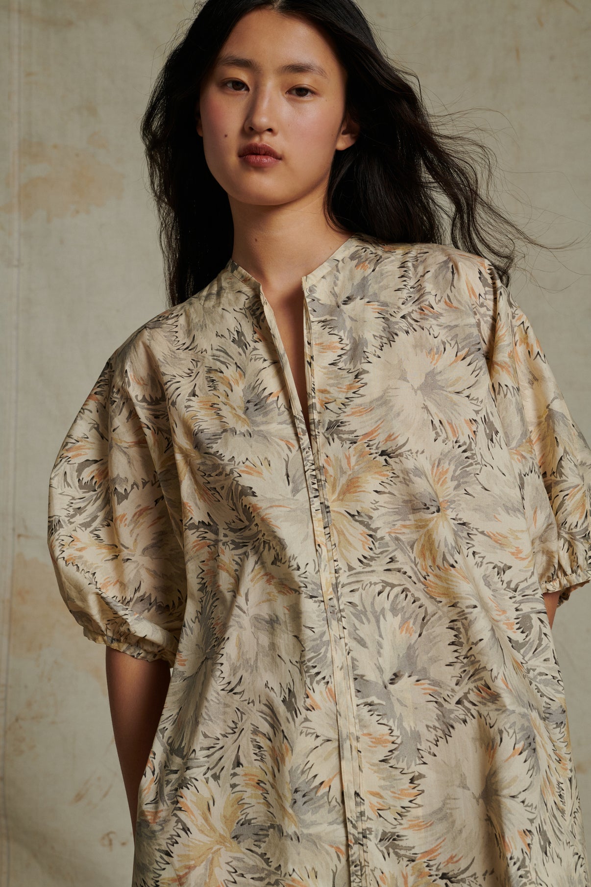 Robe Alger - Beige/Gris - Coton - Femme vue 3