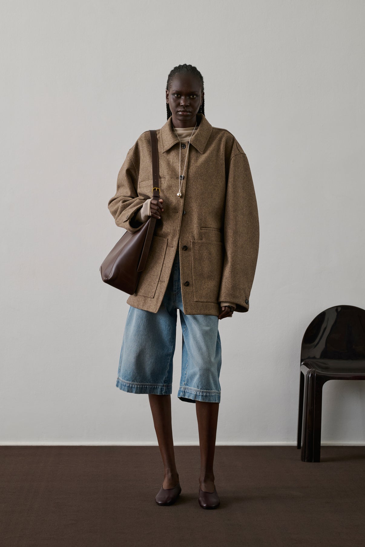 Bermuda Francis - Denim Bleu Délavé - Coton - Femme vue 4