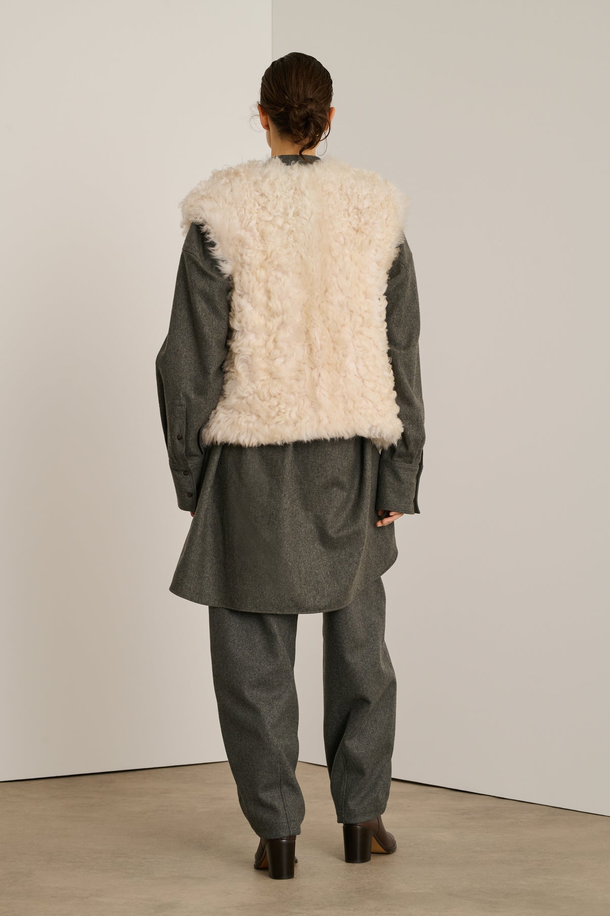 Veste Uden - Miel - Cuir - Femme vue 4