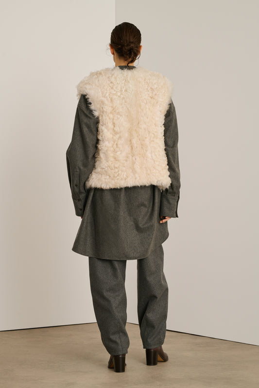 Veste Uden - Miel - Cuir - Femme