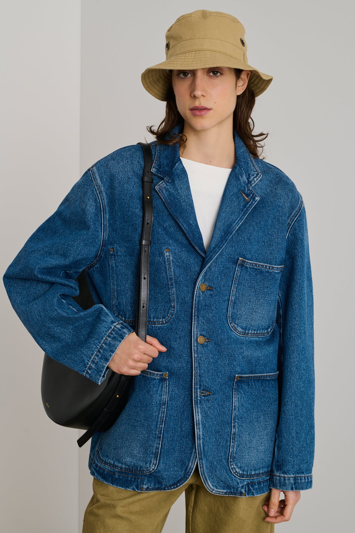 Veste Charlize - Bleu - Coton - Femme vue 4