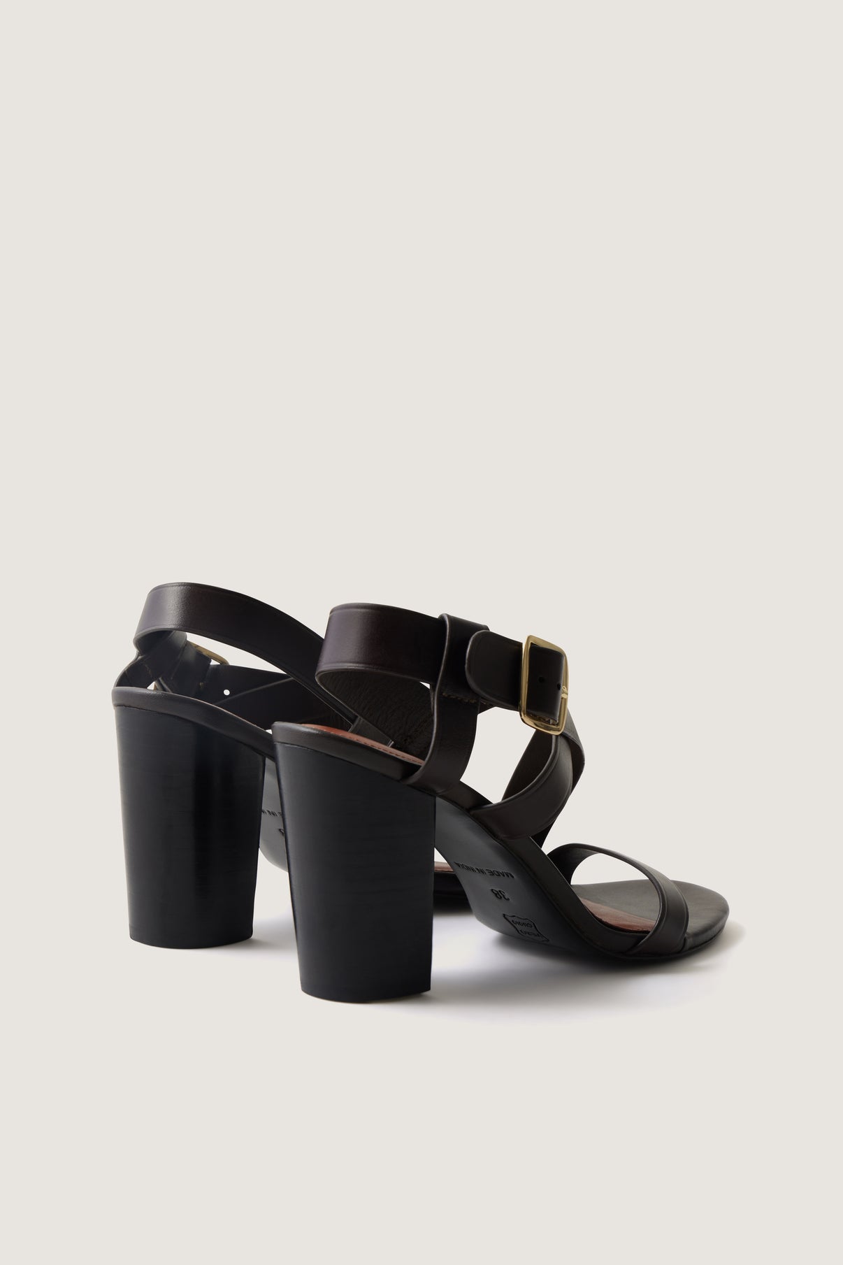 SANDALES PAOLINA MARRON vue 3