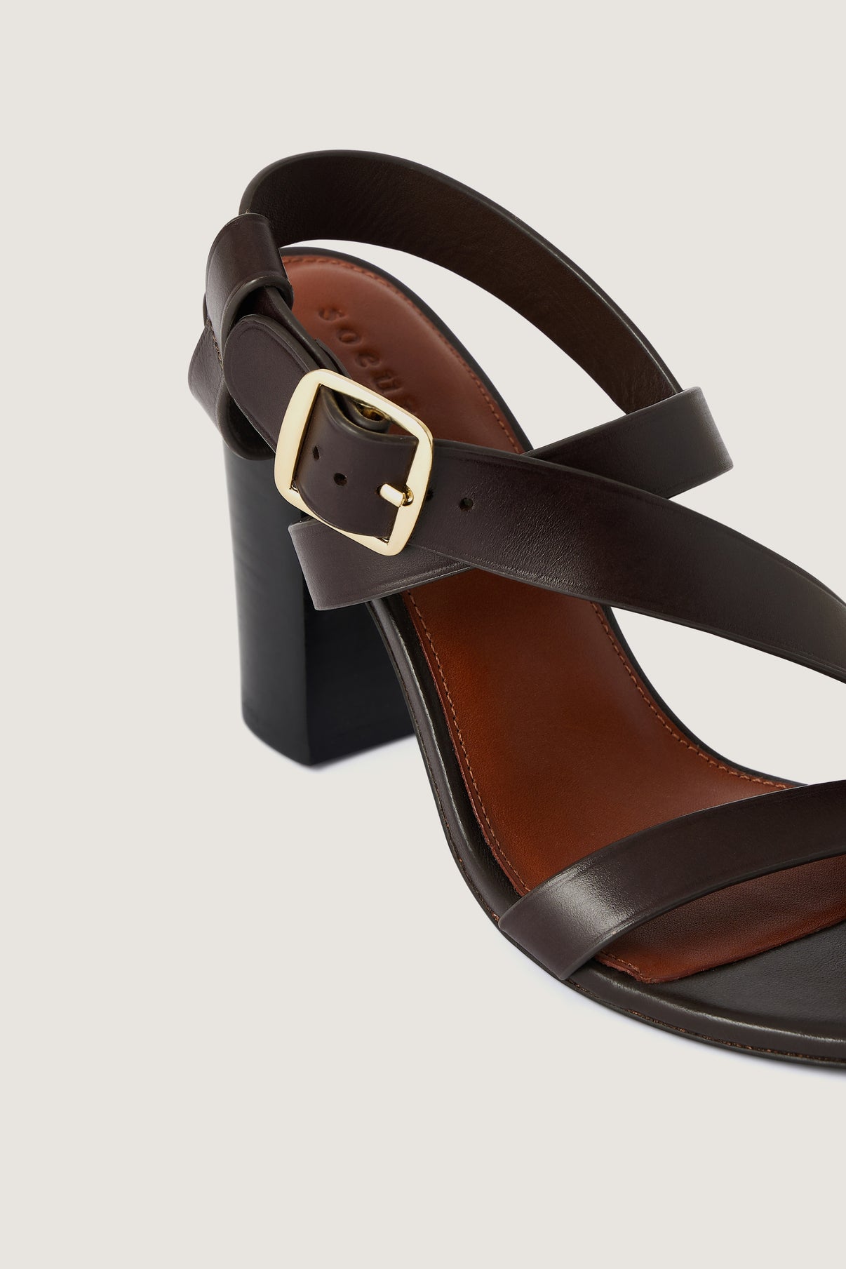 SANDALES PAOLINA MARRON vue 4
