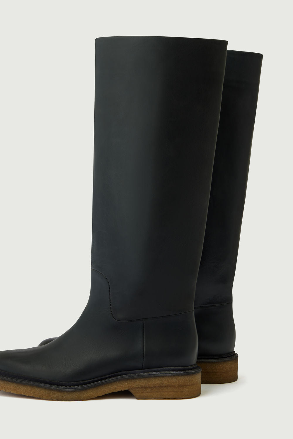 Bottes Babylon - Gris Anthracite - Cuir - Femme vue 5